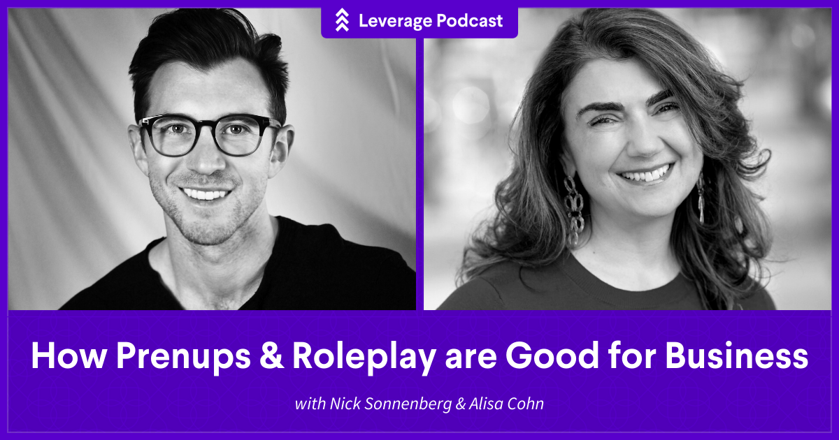 How Prenups & Roleplay are Good for Business with Executive Coach Alisa Cohn